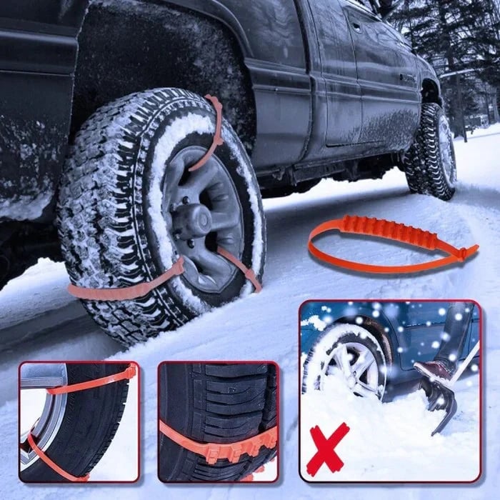 🔥2026 Winter Hot Sale🔥Universal Reusable Anti-skid PE Tire Chains