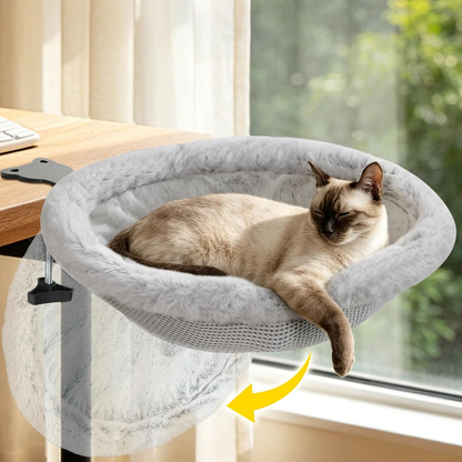 Foldable Cat Desk Bed – Hanging Cozy Bed for Cats