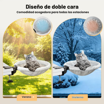 Foldable Cat Desk Bed – Hanging Cozy Bed for Cats