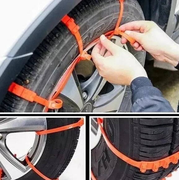 🔥2026 Winter Hot Sale🔥Universal Reusable Anti-skid PE Tire Chains