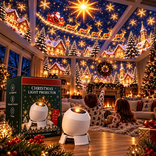 🎄✨Christmas Projector – Magical Holiday Light Projector for Home & Christmas Décor