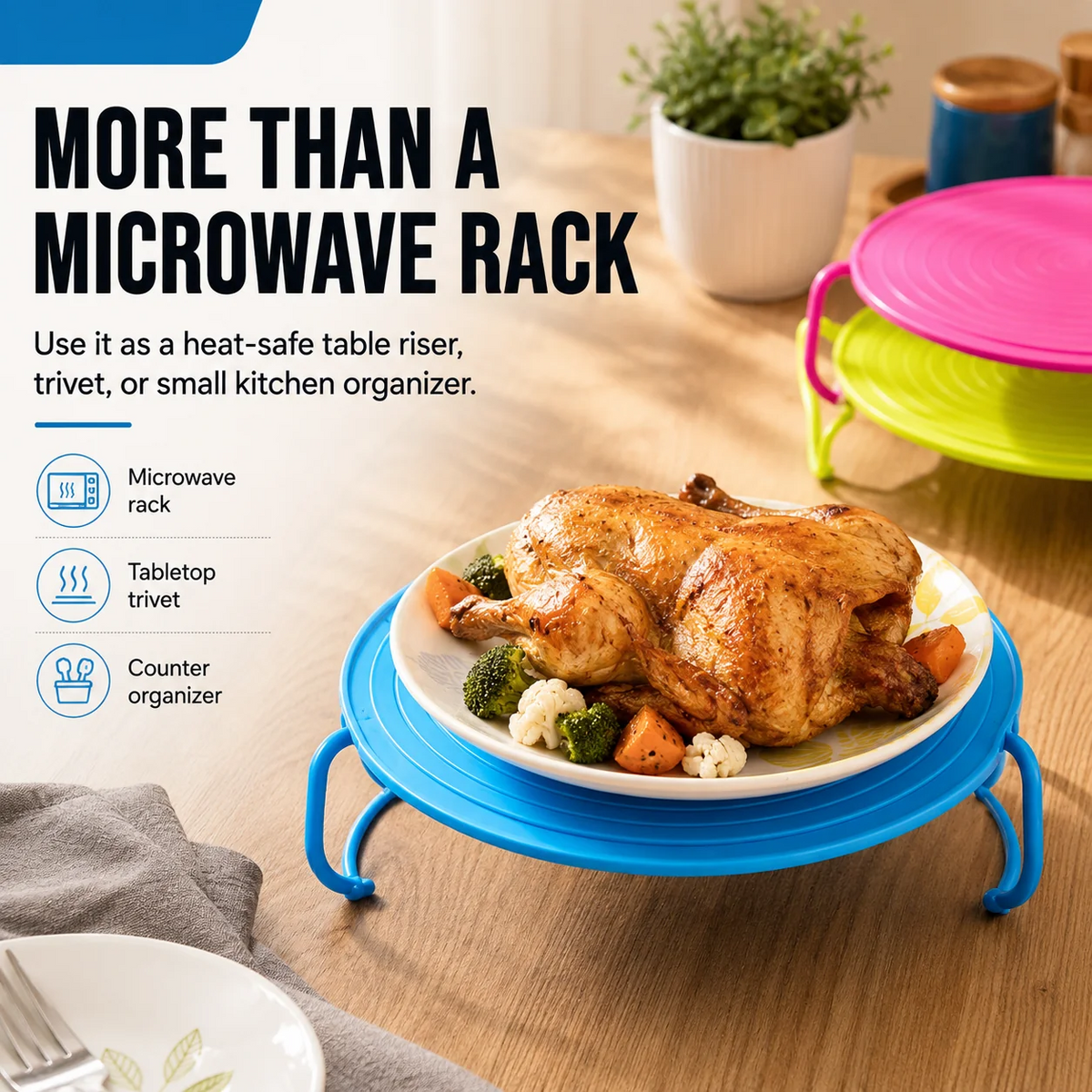 ⏰Microwave Folding Tray