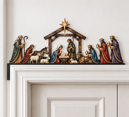 ❤️‍🔥Nativity Scene Door Topper