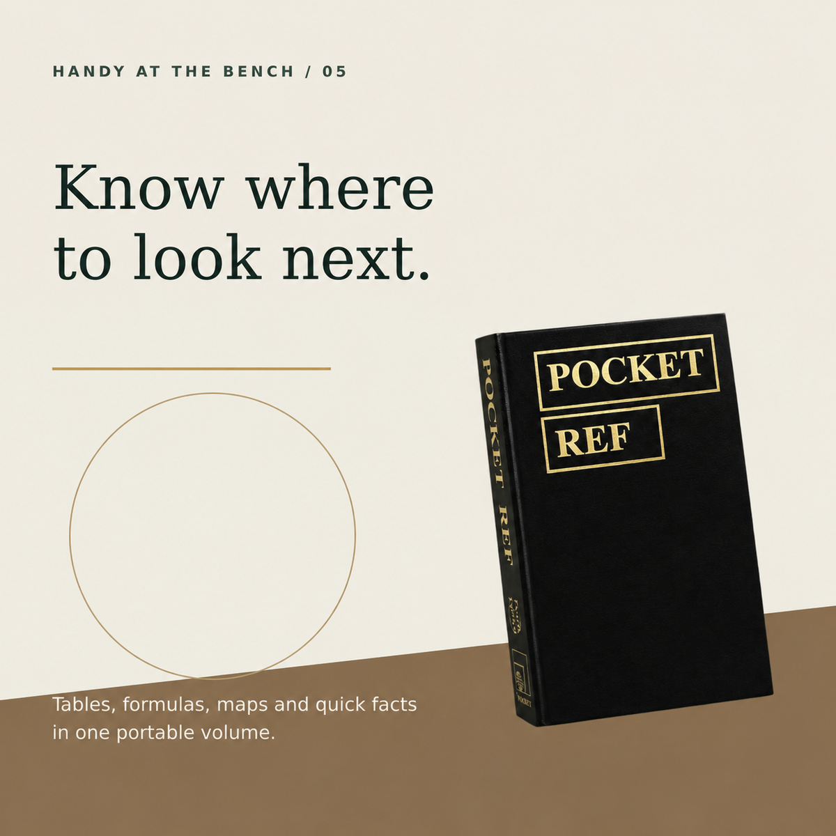 Pocket Ref 4th Edition | 150-Page Portable Reference Book