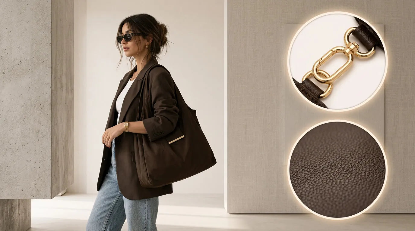 Soft Calfskin Vegan Leather Meets Spatial Magic