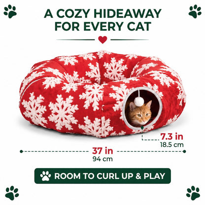 Christmas Tree Cat Tunnel