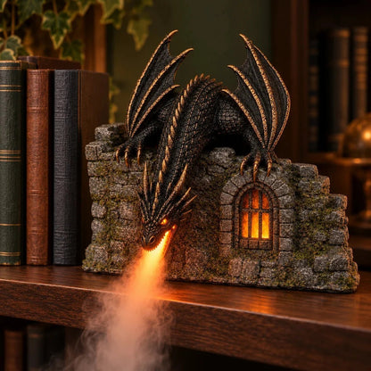 🐉 Dragon Humidifier with Flame Effect – Fantasy Magic for Your Reading Nook