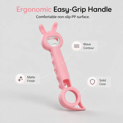 👍Highly Recommended🔥4-in-1 Multi-Function Bunny-Shaped Bottle & Jar Opener