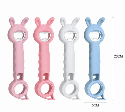 👍Highly Recommended🔥4-in-1 Multi-Function Bunny-Shaped Bottle & Jar Opener