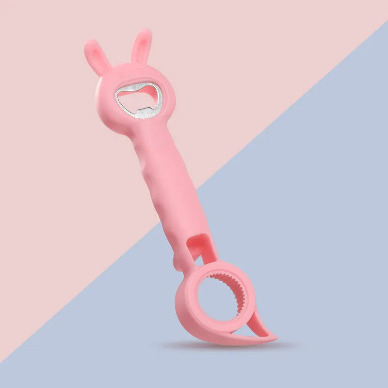 👍Highly Recommended🔥4-in-1 Multi-Function Bunny-Shaped Bottle & Jar Opener
