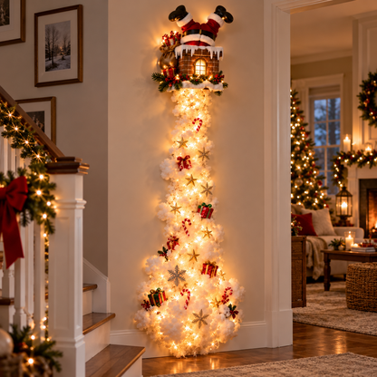 Magic Light Wall Stuck Santa