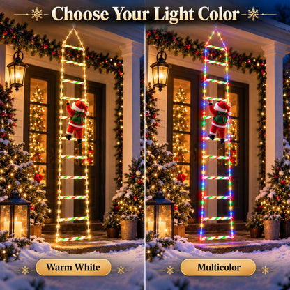 🔥Christmas Sale🎁Christmas Santa Climbing Stairs Light