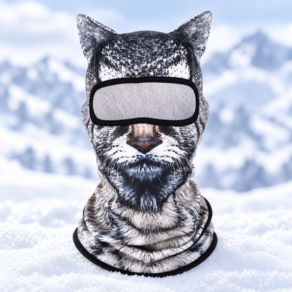 3d cat ski balaclavaanimal face