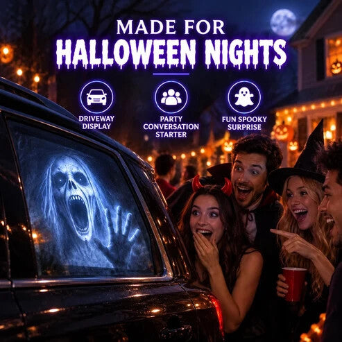 🎃 👻 Haunt Halloween Window Projector-360° Adjustable Stand for Home Decor 🎃