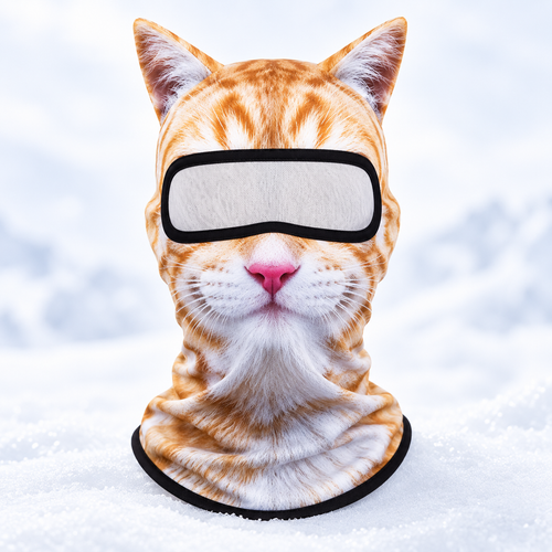 3d cat ski balaclavaanimal face
