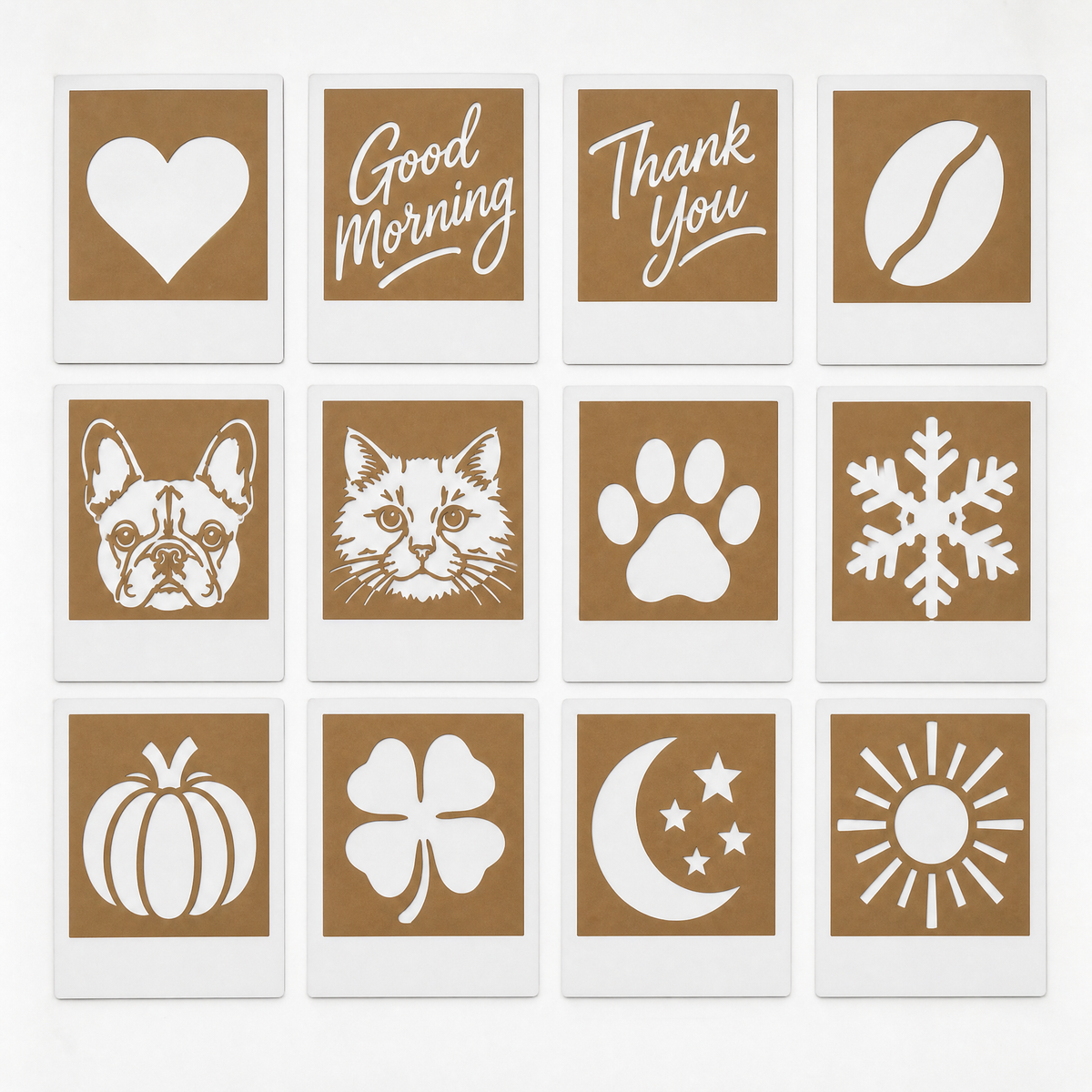 Noralert Coffee Photo Printer + 4 Stencil Set