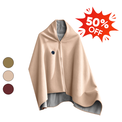 Heated Shawl Wrap - 8-Zone Thermo-Hug Technology